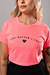 Camiseta Feminina Matter Rosa Neon Uzzy Algodão