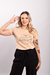 Camiseta feminina Live nude Uzzy t-shirt venda em atacado.