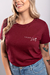 Camiseta permita ser bordo Uzzy T-shirt feminina.