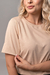 Camiseta Feminina Jade Nude Uzzy Algodão - loja online