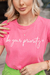 Camiseta Feminina Priority Rosa Bb Uzzy Algodão