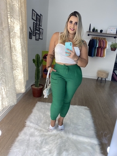 Calça Jogger em Bengaline Lisa na internet