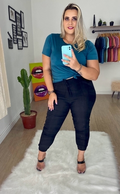 Calça Jogger em Bengaline Lisa - Evolumoda