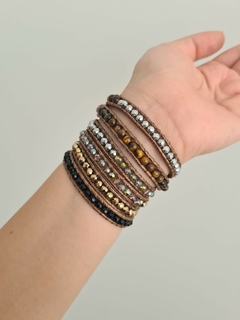 Pulsera boho tierra