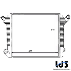 RADIADOR MERCEDES BENZ ATEGO 1723 / 1725 / 2425 / 2488 2005 À 2019 - SEM LATERAL - PRINCIPAL - comprar online