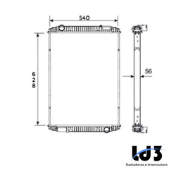 RADIADOR FORD CARGO 815/816 ELETRONICO 2010>2019 S/L na internet