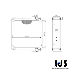 RADIADOR CASE 580L 1996>2006 C/L - comprar online