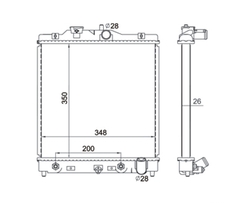 RADIADOR HONDA CIVIC 1.6 1992 À 2000 LD3 - Radicooler
