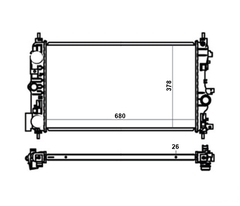 RADIADOR CHEVROLET CRUZE 1.8 2011 À 2015 LD3 - Radicooler