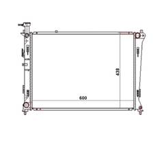 RADIADOR KIA CERATO 1.6 2006 À 2011 LD3 - Radicooler