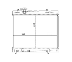 RADIADOR TOYOTA ETIOS 1.3/1.5 16V FLEX 2012>2016 +-AC MEC