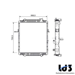 RADIADOR VW CONSTELLATION 17-250 E / 24-250 E 2006>2013 C/L