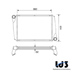 INTERCOOLER VOLVO NL 10/12 1989>2000 - comprar online