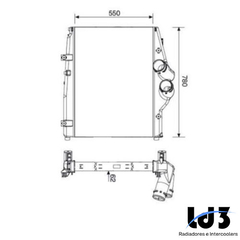 INTERCOOLER MBB ATEGO 1725/1728/2425/2428 2004 Á 2011 - comprar online