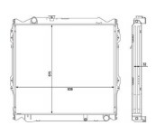 RADIADOR TOYOTA HILUX SW4 3.0 8V 1993 À 2004 LD3 - Radicooler