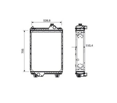 RADIADOR NEW HOLLAND TM 150/160/180 05>18 C/L - comprar online