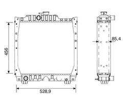 RADIADOR NEW HOLLAND TL 70 / 75 / 80 / 100 / 180 S/L - comprar online