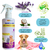 Kit Banho a Seco Óleo Essencial de Lavanda - Antiestresse e Ansiedade + Spray Leite Hidratante Condicionador Live In Hi na internet