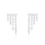 Brinco Ear Cuff Riviera Cascata - Prata