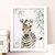 Quadro Zebra Flores - loja online