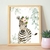 Quadro Zebra Flores