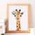 Quadro Girafa Flores - comprar online