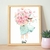 Quarto infantil menina flor boneca - Kit de quadros jardim - Mundim Infantil | Decoração Infantil | Personalizados