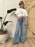 Jeans Super Wide Leg Sirius Sky