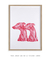 Imagem do Quadro Decorativo Dogs Rosa