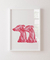 Quadro Decorativo Dogs Rosa - comprar online