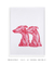 Quadro Decorativo Dogs Rosa - loja online