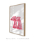 Quadro Decorativo Dogs Rosa - comprar online