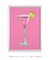 Quadro Decorativo Pink Martini - Enquadrei | Quadros Decorativos 