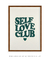 Quadro Decorativo Self Love Club - comprar online