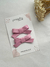 Hair Clip Courino dupla - Rosa