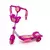 PATINETE COM CESTA ROSA - DM TOYS