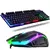 Kit Teclado Semi-Mecânico e Mouse Gamer USB ABNT2 com LED RGB – Alta Performance para Jogos