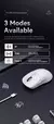 Imagem do Mouse bluetooth, 2.4g, conexão tri-mode - X3 pixel art paw3395