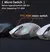 Imagem do Mouse Motospeed Darmoshark M3 mouse para jogos bluetooth sem fio com fio 3 modos