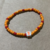 Pulseira Signo Gêmeos Laranja/Vermelho