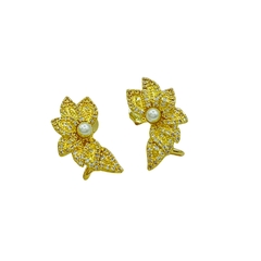 Brinco Ear Cuff Flor