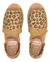 New Sandalia Fit Leopardo Camel