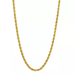 Colar Feminino Torcido Banhado a Ouro 18k - comprar online