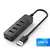 Adaptador de Energia USB 3.0 para Computador, 4 Portas, Hub Multi Splitter, Hub