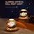 Usb night light led bola de cristal candeeiro mesa 3d lua planeta galáxia decor - comprar online