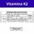 Vitamina K2 - Saúde óssea/cardiovascular/dental - comprar online