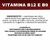 Vitamina B12 e B9 (60 Comp) - apoiar diversas funções vitais no corpo humano. - comprar online