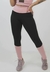 Calça Preto com Rosê Legging Fitness | REF: LX97