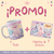 Promo Taza + Stickers Gatito Libra