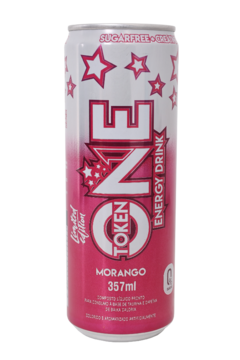 One Token Energy Drink Morango SugarFree + Creatina 357ml 12 unidades